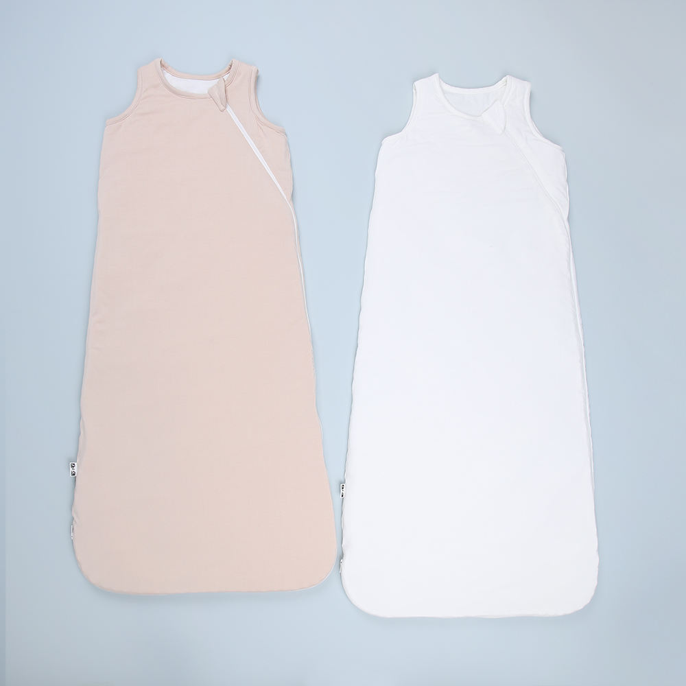 Direto da fábrica 100% algodão saco de dormir confortável outono inverno personalizar cor pura personalizar impressão saco de dormir do bebê
