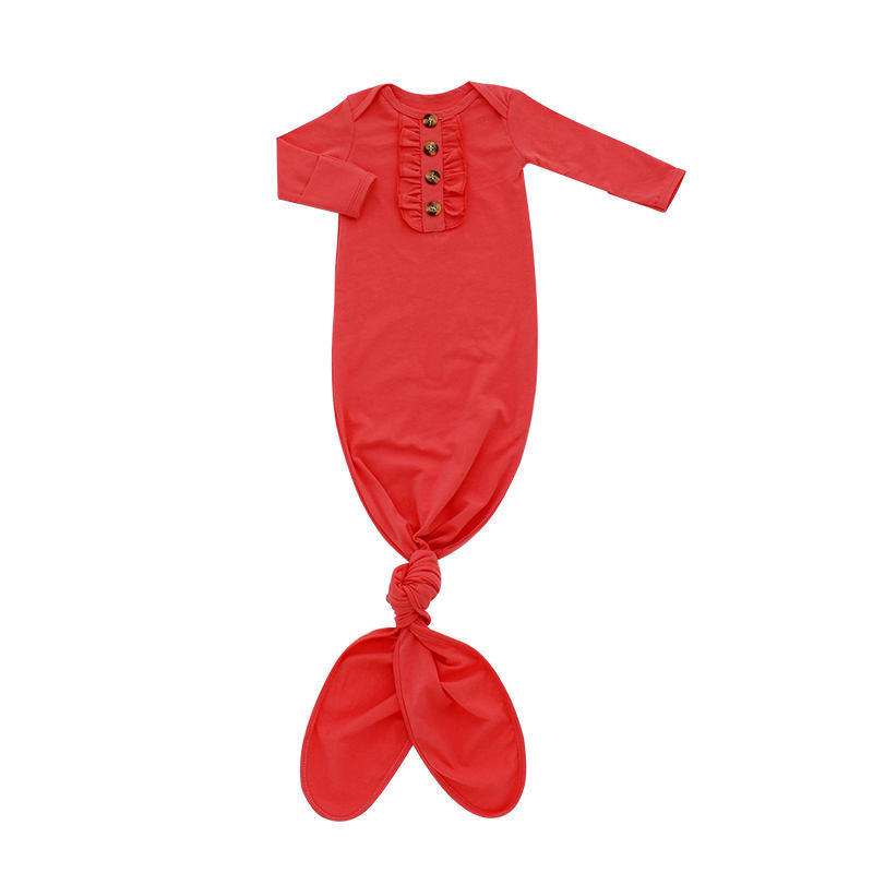 Fábrica de alta qualidade extensibilidade personalizada cor sólida confortável conjunto de presente unissex para bebê recém-nascido saco de dormir