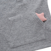 Novo design atacado venda superior de alta qualidade conjunto de terno de manga comprida botões com capuz e calças roupas de bebê