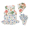 Conjunto de pijamas de bebê direto da fábrica, sem mangas, roupa de dormir, bambu, elastano, algodão, unissex, verão, roupas de duas peças