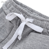 Clássico cinza atacado primavera outono cor sólida manga longa com capuz e calça unissex bebê duas peças conjunto de roupas