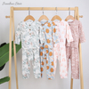 Conjuntos de roupas de bebê de manga comprida de venda quente de algodão de bambu Tecido ecológico 2 peças de pijama casual definido em preço de fábrica Conjuntos de roupas de bebê menina