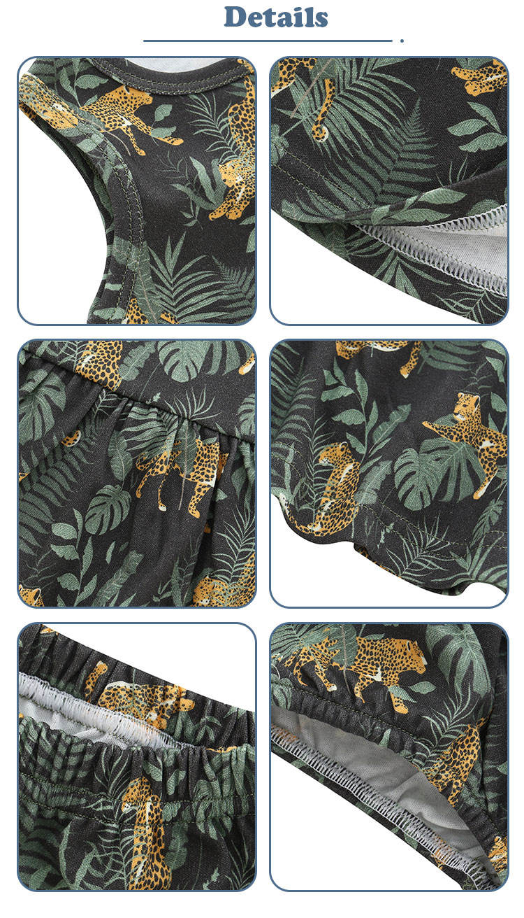 Venda superior novo design moda casual 100% algodão confortável sem mangas adorável conjuntos de roupas de bebê macacão de bebê