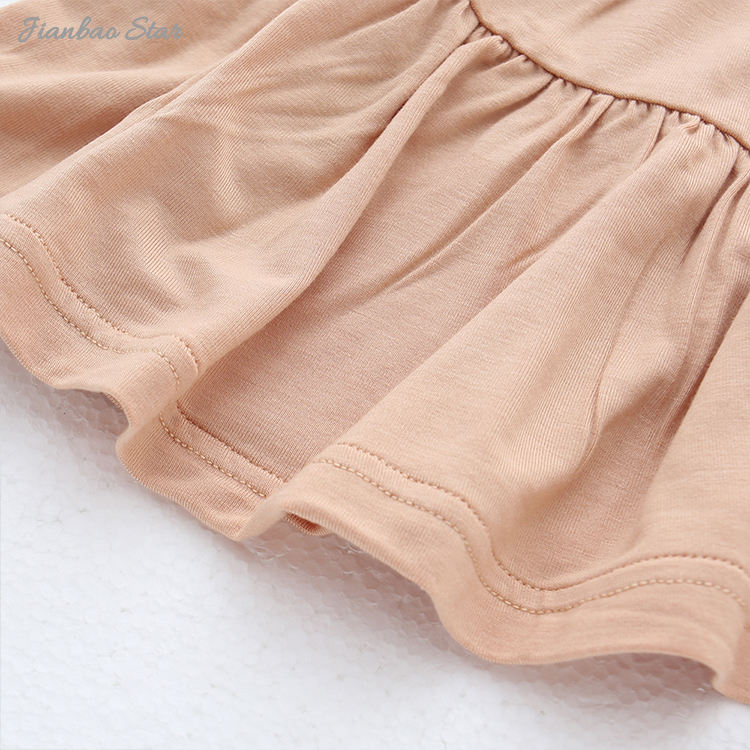 Recém-chegados de fábrica, alta qualidade, babados, atacado, 100% algodão, estilo verão, manga curta, vestido de bebê