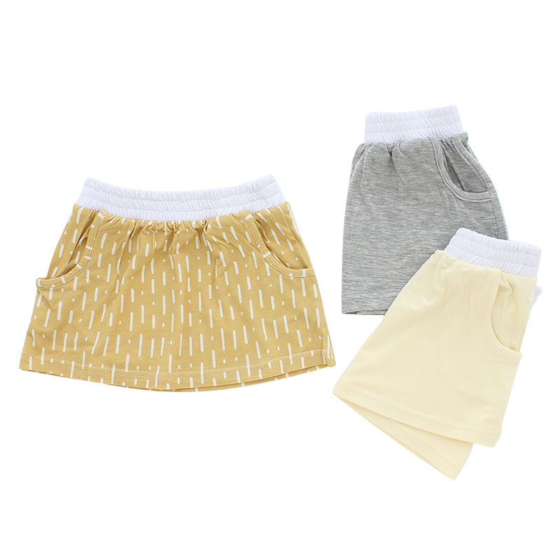 Atacado de malha de bambu MINI bebê e crianças esporte camisa evasê bebê menina vestido curto de verão