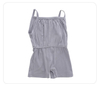 Atacado sem mangas bebê macacão de algodão de bambu tecido de malha confortável suspender unisex verão cor personalizada roupas de bebê