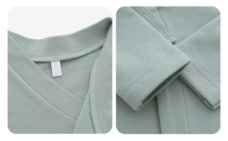 Venda quente de fábrica novo design popular cor personalizada gravata lateral carcela renda manga longa macacão de bebê roupas de bebê