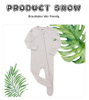 Atacado footie design bebê meninos meninas manga longa bodysuit elastano roupas de bambu anti apertos footie zíper macacão pijamas