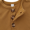 Camisa de manga curta de bambu para recém-nascidos, extremamente macio, 100% algodão, pijama com botão, conjuntos de roupas para meninos e meninas