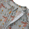 Moda novo design confortável personalizado 100% algodão macio inverno manga comprida bebê recém-nascido macacão com zíper