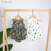 Venda superior novo design moda casual 100% algodão confortável sem mangas adorável conjuntos de roupas de bebê macacão de bebê