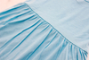 Direto da fábrica personalizado bebê meninas vestido plissado cor sólida textura macia verão elegante adorável boutique atacado conjunto de macacão de bebê