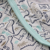 Saco de dormir com cobertor para bebê recém-nascido, textura ultra macia, design de impressão personalizado OEM, vestido de dormir para crianças