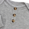 Tops de bebê estilo clássico atacado cor sólida pijamas de bambu algodão manga longa camiseta OEM design personalizado roupas infantis para bebês