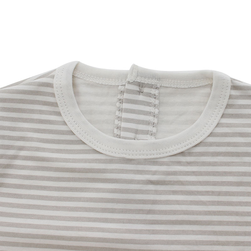 Conjuntos de roupas para bebês, 100% algodão, malha, manga curta, tops e shorts, 2 peças, roupas de verão para bebês com design de bolsos