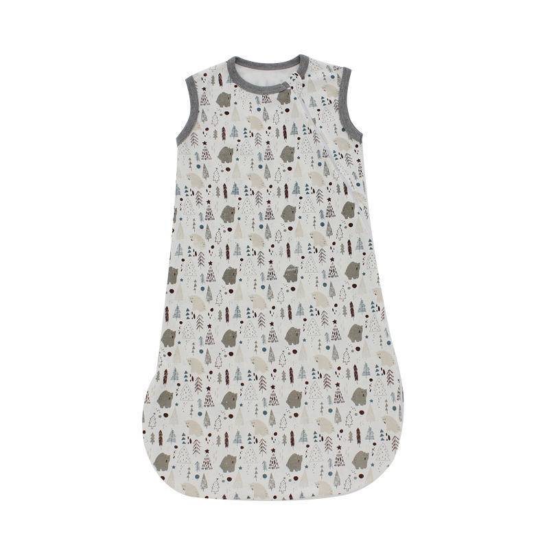 Atacado saco de dormir do bebê manga longa estilo zíper sleepwear roupas do bebê recém-nascido unisex bebê meninas meninos impressão personalizada saco de dormir