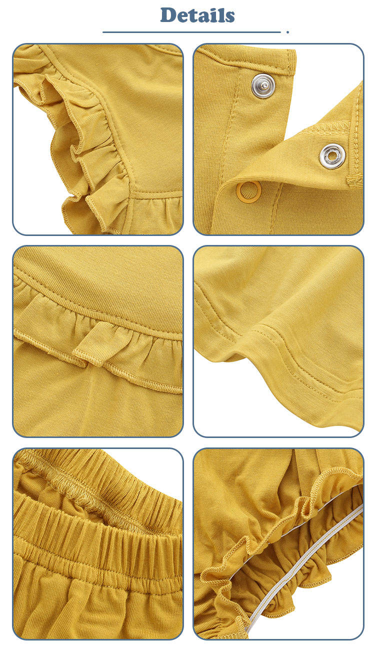 Venda quente de fábrica de alta qualidade 100% algodão respirável novo design verão conjunto de terno sem mangas roupas de bebê