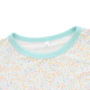 Conjunto de duas peças de roupas infantis para bebês, blusa de manga curta e calças compridas, design personalizado, cor sólida, conjunto de pijama infantil