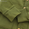 Recém-chegados casual atacado personalizado de alta qualidade estilo inverno mangas compridas botões roupas de bebê macacão de bebê