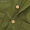 Algodão quente cor lisa inverno roupa da criança roupas de qualidade premium bebê crianças menino moletom outerwear roupas