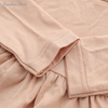Novidades de fábrica alta qualidade babados atacado 100% algodão inverno vestidos de chá de bebê manga vestidos de bebê vestido de boneca