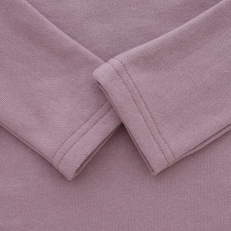 Roupa clássica de estilo solto atacado cor sólida pijamas de bambu algodão manga longa camiseta OEM design personalizado roupas de bebê crianças