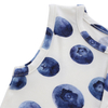 Vestido de verão doce e adorável para bebês meninas com design estampado OEM sem mangas vestido infantil multicolorido estilo floral