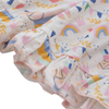 Impressão digital bebê meninas vestido atacado novo estilo verão venda quente padrão sem mangas adorável suspender roupas do bebê meninas