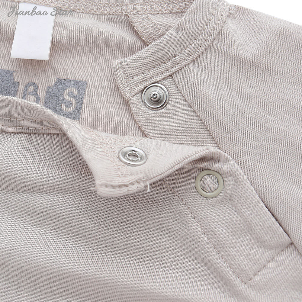 Personalize roupas de bebê por atacado estilo clássico verão algodão de bambu roupas infantis sem mangas adorável suspender macacão de bebê