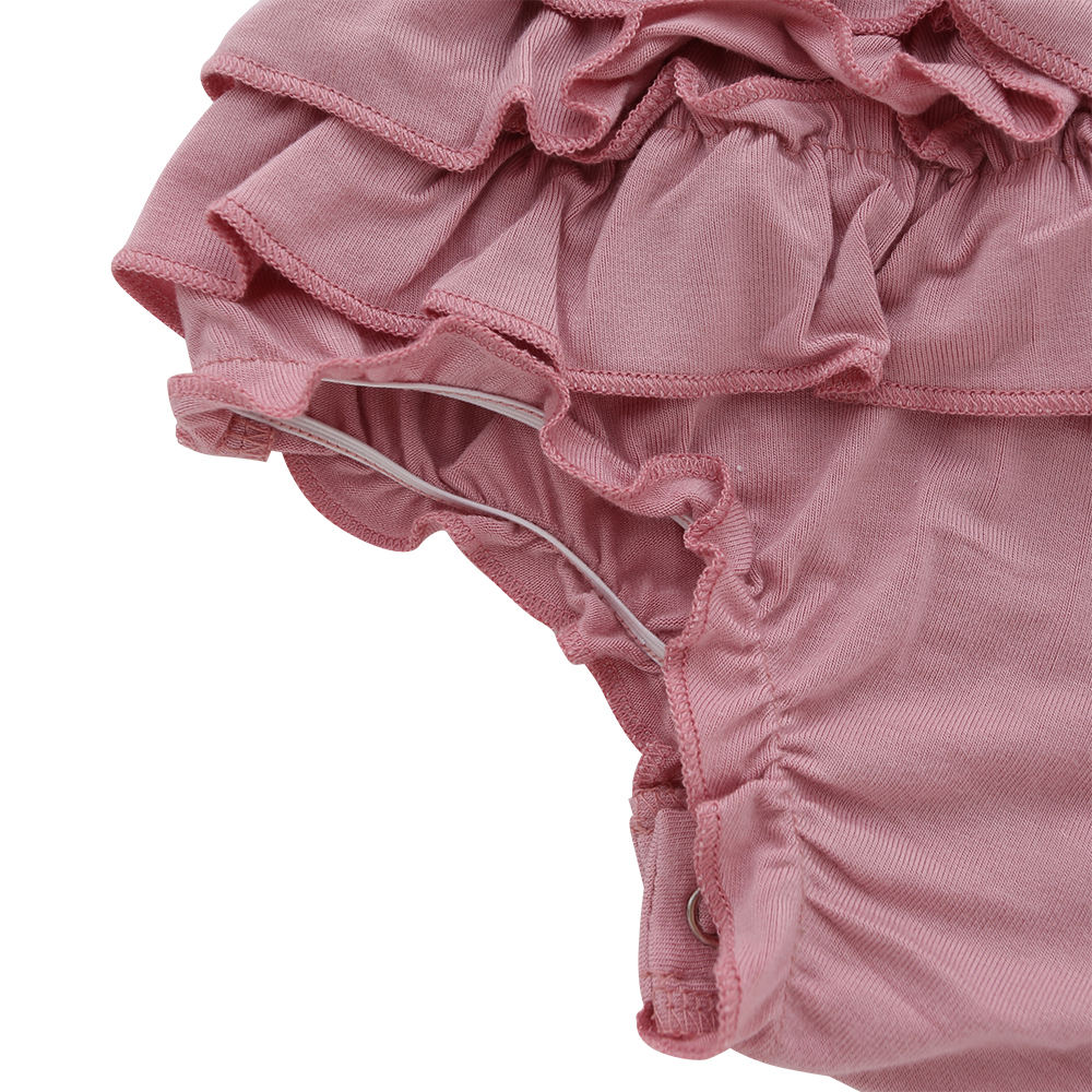 Venda superior 100% algodão atacado confortável de alta qualidade babados sem mangas macacão de bebê recém-nascido roupas de bebê
