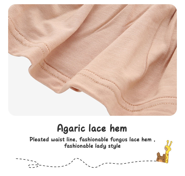 Crianças por atacado Vestido de festa casual Roupas adorável vestido de bebê outono manga curta cor de cor sólida moda de bebê saia