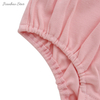 Cor sólida com botão de madeira novo estilo macacão da menina do bebê recém-nascido macacão de verão roupas do bebê onesie