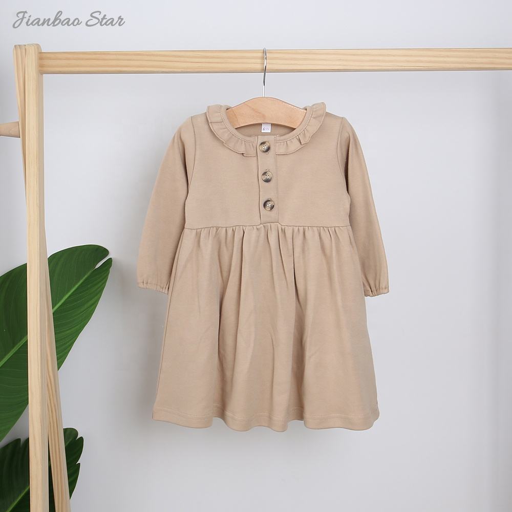 Bebê e crianças boutique algodão bambu viscose bebê inverno vestidos da menina dos miúdos vestidos da menina da criança roupas