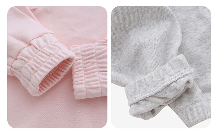 Conjunto de roupas para bebês meninas e crianças estilo inverno manga comprida com babados