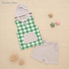 Bebê meninos ternos conjunto de pijamas do bebê conjunto de roupas infantis amigável 2 pçs sem mangas casual bebê unissex conjuntos de roupas
