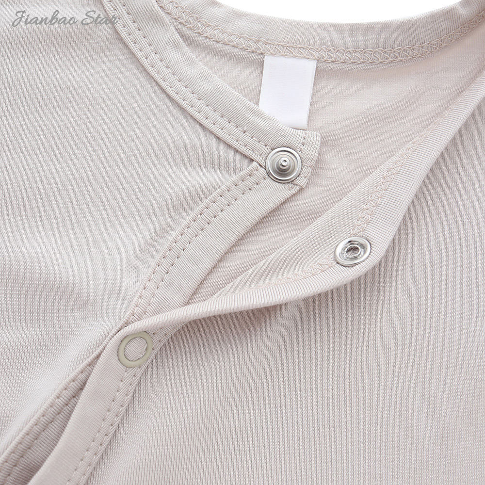 Bambu Rayon Spandex Bebê Infantil Roupas Macacão Macacão