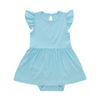 Direto da fábrica personalizado bebê meninas vestido plissado cor sólida textura macia verão elegante adorável boutique atacado conjunto de macacão de bebê