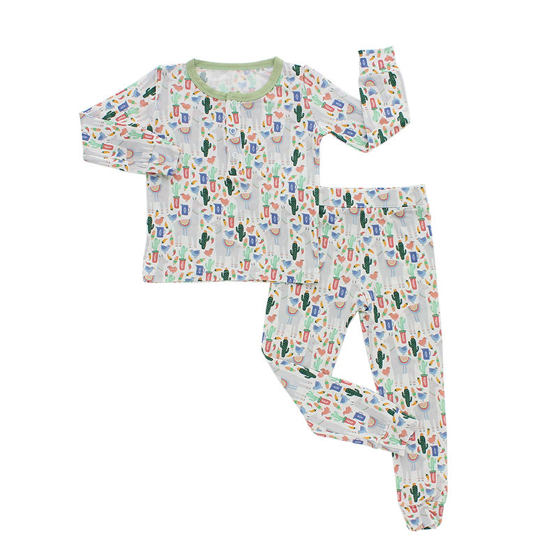 Bebê recém-nascido criança crianças pijamas define outono inverno manga longa topos e calças meninos meninas pijamas 2 peças roupas oem