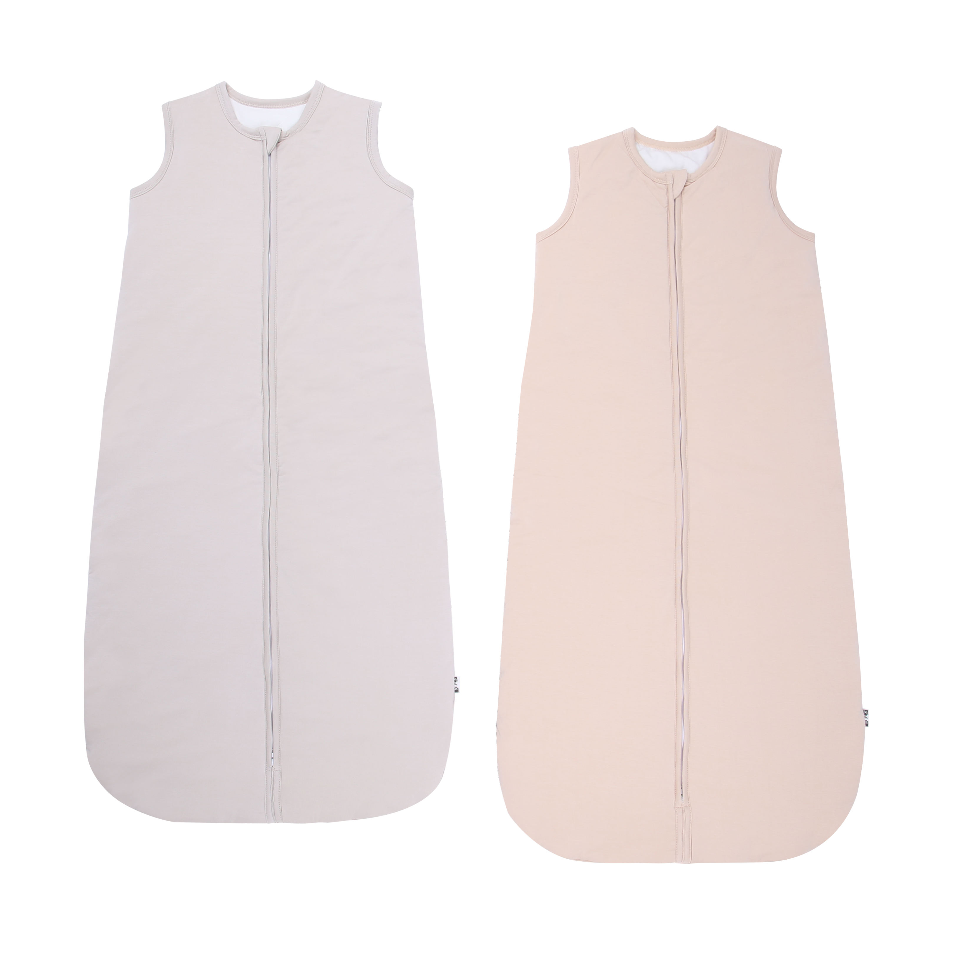 Novo saco de dormir do bebê algodão swaddle envoltório duplo zíper de bambu sacos de dormir infantis