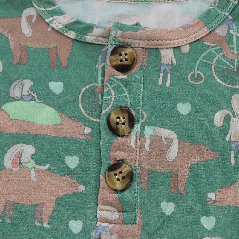 Algodão de bambu malha bebê menino primavera verão roupas de alta qualidade preço de fábrica impressão personalizada macacão logotipo oem sleepsuit