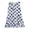 Vestido de verão doce e adorável para bebês meninas com design estampado OEM sem mangas vestido infantil multicolorido estilo floral