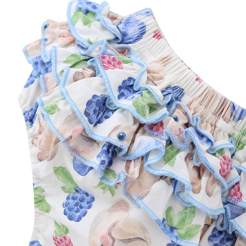 Conjunto de pijamas de bebê direto da fábrica, sem mangas, roupa de dormir, bambu, elastano, algodão, unissex, verão, roupas de duas peças