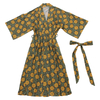 Novo design feminino meninas oem impresso cor sólida camisola de verão estilo causal 95% viscose de bambu e 5% tecido elastano pijamas robe